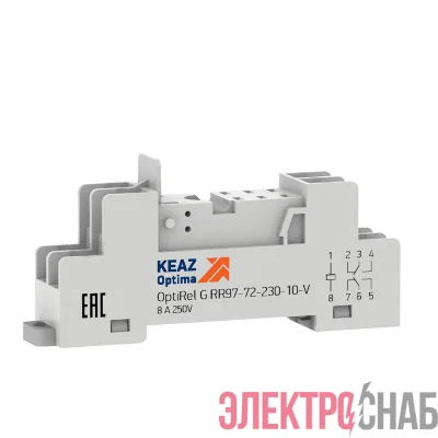 Розетка для реле OptiRel G RR97-72-230-10-V КЭАЗ 281177