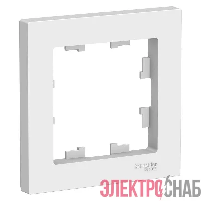 Рамка 1-м AtlasDesign бел. SE ATN000101