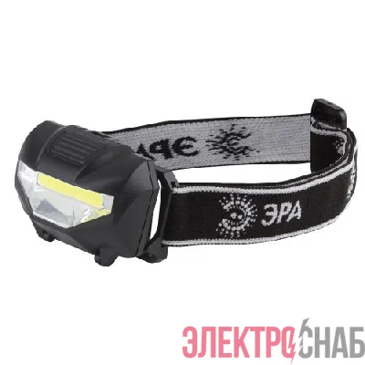 Фонарь GB-501 налобный "Блэкджек" 3Вт COB 3хААА 3 режима блист. ЭРА Б0027817