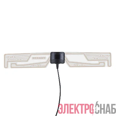 Антенна ТВ комнатная "АКТИВНАЯ" для аналогового и цифрового телевидения DVB-T2 Ag-705 Rexant 34-0705