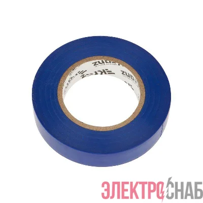 Изолента ПВХ 0.13х15мм 25м синяя (уп.5шт) Kranz KR-09-2105