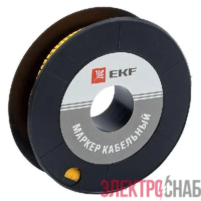 Маркер каб. 2.5кв.мм &quot;5&quot; (ЕС-1) (уп.1000шт) EKF plc-KM-2.5-5