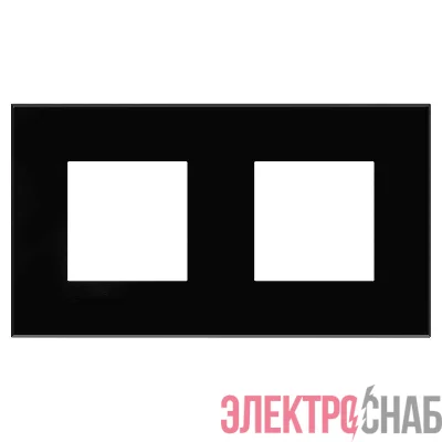 Рамка 2-м 4мод. Avanti "Черный квадрат" DKC 4402904
