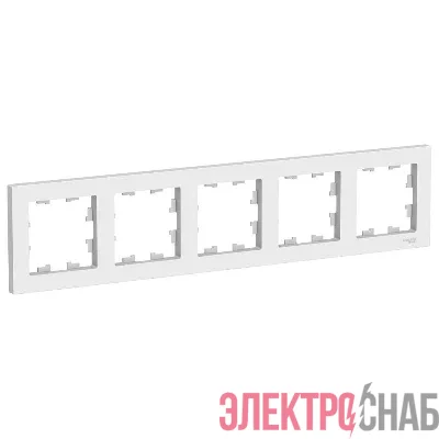 Рамка 5-м AtlasDesign универс. бел. SE ATN000105