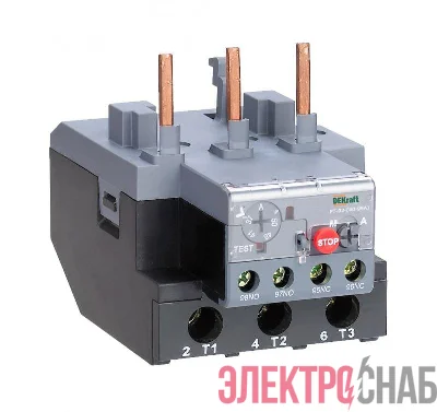 Реле тепловое 80.0А-93.0А для контакторов 40-95А DEKraft 23181DEK