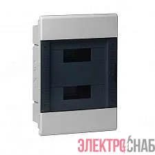 Щиток СП Тусо 24мод. с прозр. двер. 415х299х103мм сер. Ruvinil 68124СП
