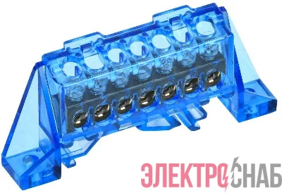 Шина нулевая N в комб. изол. &quot;Стойка&quot; 6х9-7-С TEKFOR IEK TF-NN10-07-DP-K07