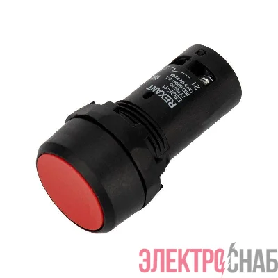 Кнопка EB22 возвратная красн. NO+NC 300В Rexant 36-5530