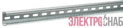 DIN-рейка 30х15х16мм L2000 тип С оцинк. IEK YDN30-0200