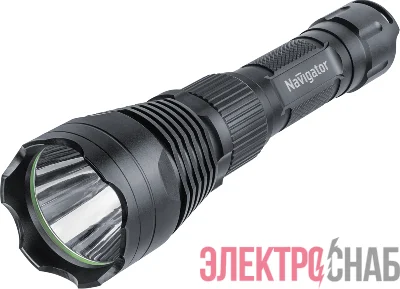 Фонарь 61 092 NPT-P02-18650 CREE LEDх10Вт. Li-ion 2.4А/ч аллюм. проф. Navigator 61092