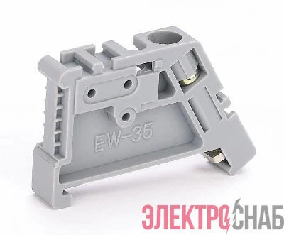 Ограничитель ФК102-01 на DIN-рейку 1 винт пластик. DEKraft 32057DEK