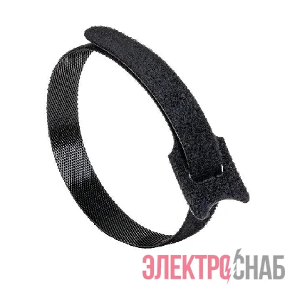 Хомут-липучка 14х310мм черн. (уп.20шт) PROxima EKF hlct-3-b