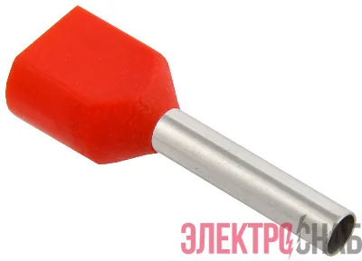 Наконечник НШВИ(2) 1.5-12 красн. (уп.100шт) IEK UTE10-D2-6-100