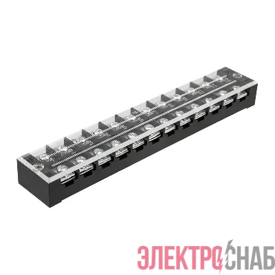 Блок зажимов клеммный БЗН ТВ-4512 4.0кв.мм 45А 12 пар Rexant 11-2158