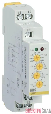 Реле фаз ORF 05 3ф 220-460В AC IEK ORF-05-220-460VAC
