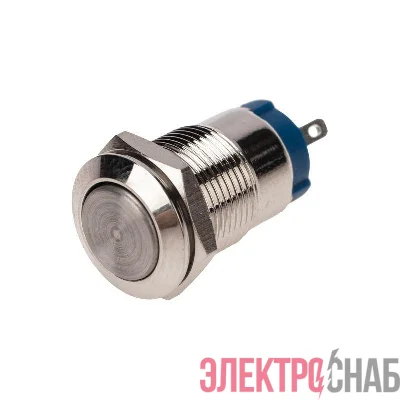 Кнопка антивандальная d12 Фикс (2с) OFF-ON выпуклая (A12-B2) Rexant 36-3152