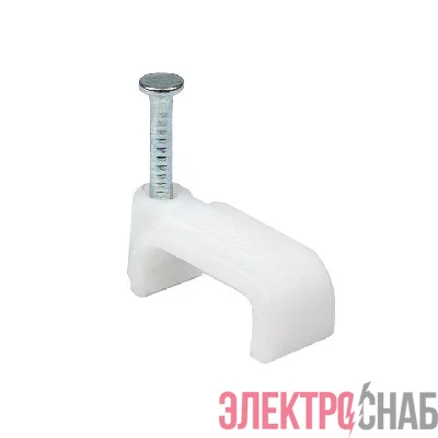 Скоба крепежная квадратная плоская 14мм (уп.50шт) EKF plcn-ss-14