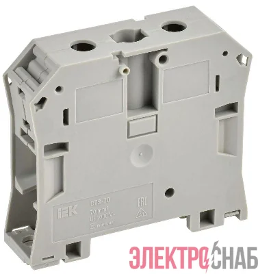 Колодка клеммная CTS 70кв.мм сер. IEK YCT10-00-K03-070