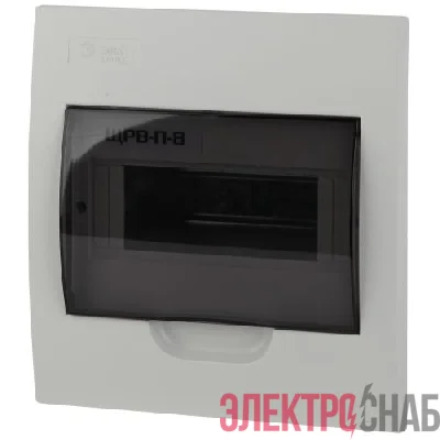 Бокс встраиваемый ЩРВ-П-8 8мод. IP41 пластик SIMPLE NO-box_simple-plastic_8_flush BOXF08 Эра Б0041511