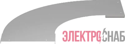 Крышка для угла лестничного 90град. осн.200 L630 R300 сталь LESTA оцинк. IEK CPG04D-4-90-200-10