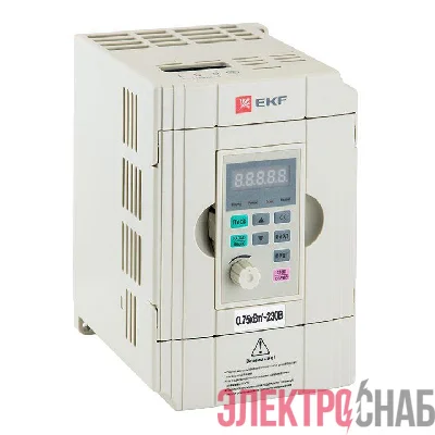 Преобразователь частоты 0.75/1.5кВт 1х230В VECTOR-100 PROxima EKF VT100-0R7-1B
