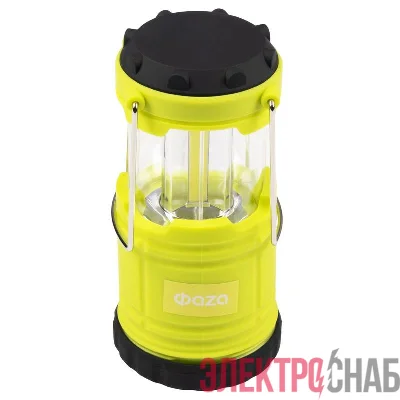 Фонарь светодиодный кемпинговый складной CF3-L1W-gn 1Вт ФАZА 5023482