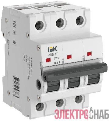 Выключатель-разъединитель SWN 3п 100А ARMAT IEK AR-SWN-3-100