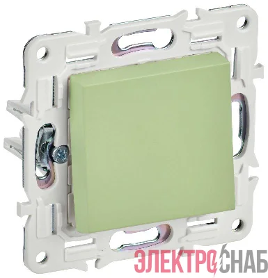 Выключатель проходной 1-кл. SKANDY 10А SK-V02G мятный IEK SK-V12-0-10-K06