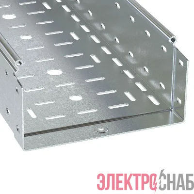 Лоток листовой перфорированный 200х100 L3000 сталь 1.2мм гор. оцинк. DKC 3534312HDZ