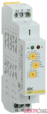 Реле времени ORT многофункциональное 1 конт. 12-240В AC/DC IEK ORT-M1-ACDC12-240V
