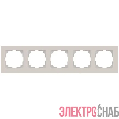 Рамка 5-м СП Accent 6-505-06 перламутр. Intro Б0063731