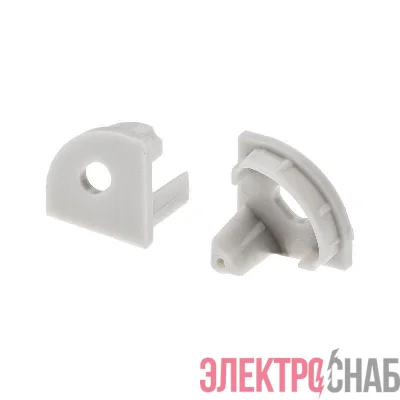 Заглушка ARH-KANT-16R с отверстием пластик Arlight 016189