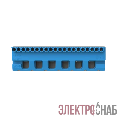 Клеммник самозажимной N20х4+6х25мм ZK206B 1 8.18 40.9 ABB 1SPE007715F9707