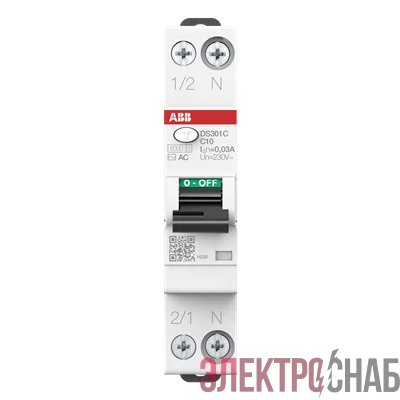 DS301C C10 AC30 Автоматический выключатель дифференциального тока ABB 2CSR255063R1104