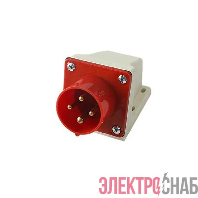Вилка стационарная для наружной установки PPC 514 3Р+РЕ 16А 380В IP44 Pro JazzWay 5072831
