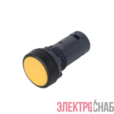 Кнопка моноблочная SB7 22мм с возвратом пластик 1НО IP65 черн. SE SB7NA51