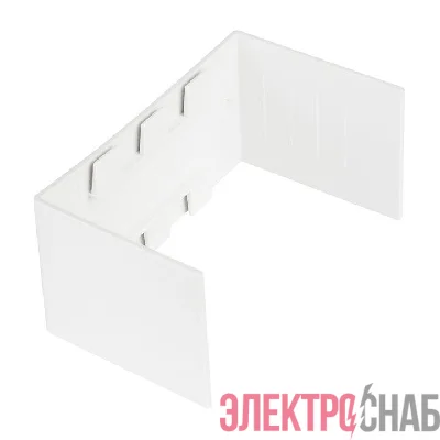Соединитель на стык 40х25 бел. Plast PROxima (уп.4шт) EKF conw-40-25x4