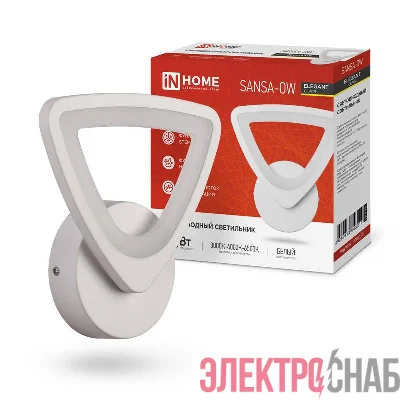 Светильник светодиодный ELEGANT SANSAR-W 15Вт 230В 3000-6500К 1050лм STEP COLOR бел. IN HOME 4690612043210