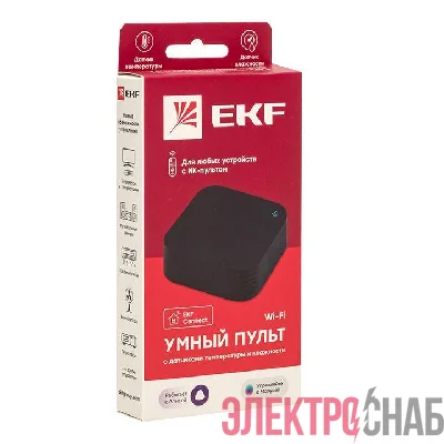 Пульт Умный Connect с датчиками температуры и влажности EKF irr-ths