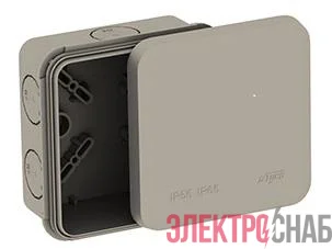 Коробка распределительная ОП 85х85х45мм двухкомпонентн. 8 вводов IP65 сер. Ruvinil 67240