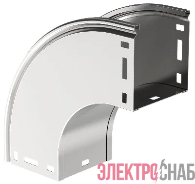 Угол для лотка плавный 90град. 150х100 В20 ESCA В20 IEK CPV41-0-90-100-150