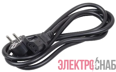 Кабель электропит. PDU 3х1.5 2м с разъемами С13-DIN49440 (немец. станд.) ITK PC-C13D-2M