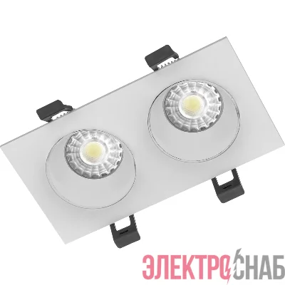 Рамка двойная ADJUSTABLE UGR/R бел./бел. СТ 2902000120