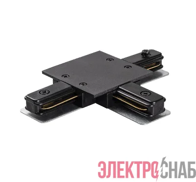 Коннектор T-образный PTR/R CT-BL встраив. шинопровод черн. Pro JazzWay 5031890