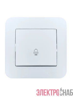 Кнопка звонка 1-кл.СП ASTI 10А IP20 в сборе бел. LEZARD 7081-0202-103