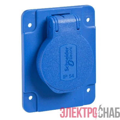 Розетка промышленная 10-16А 65х85мм IP54 SchE PKS61B