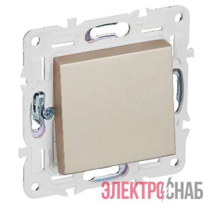 Выключатель перекрестный 1-кл. SKANDY 10А SK-V03Sa песочн. IEK SK-V13-0-10-K98