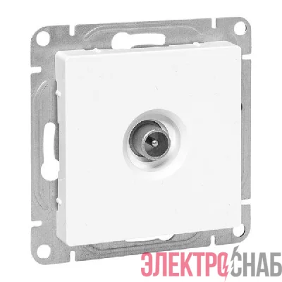 Розетка телевизионная оконечная TV СП Эпика механизм бел. EKF UP1-SOW-TV-3