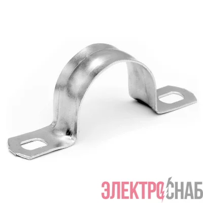 Скоба крепежная двухлапковая d25-26мм метал. оцинк. DKC 53357