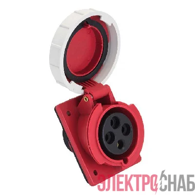 Розетка стационарная внутренняя угловая 4242 3Р+РЕ 32А 380В IP67 PROxima EKF ps-4242-32-380